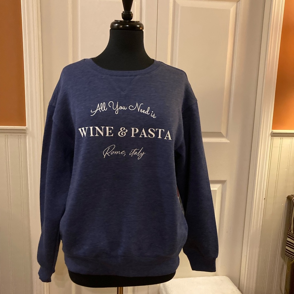 ✨Wildfox  Italian Blue Sweatshirt